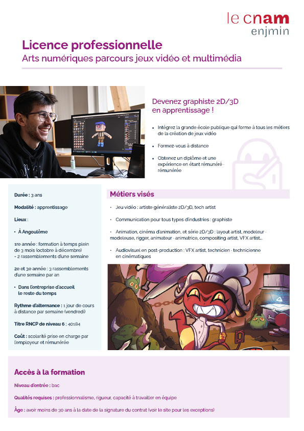 Bachelor's Digital Arts Brochure